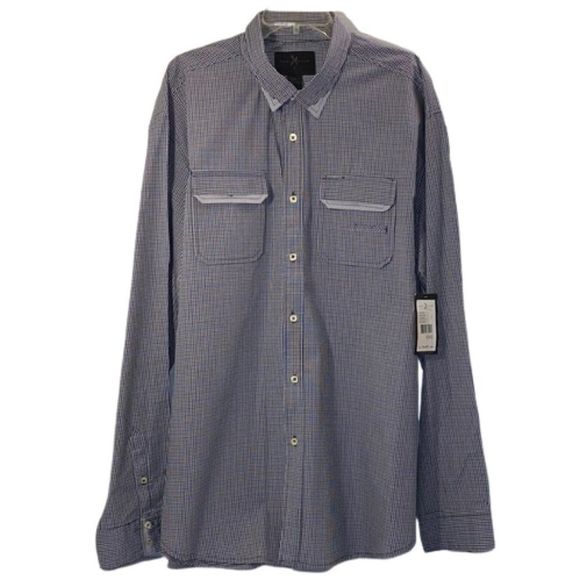 Mark Ecko Cut & Sew Other - 🆕Marc Ecko vintage button-down long sleeve shirt 2XL